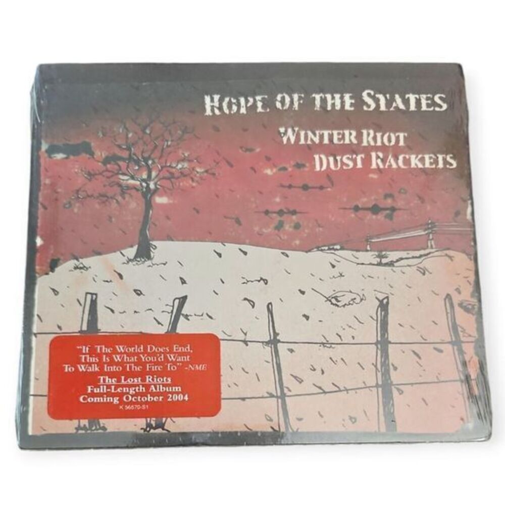 Hope‎ Of The States – Winter Riot Dust Rackets [2004 CD Single] [NEW, SEALED]